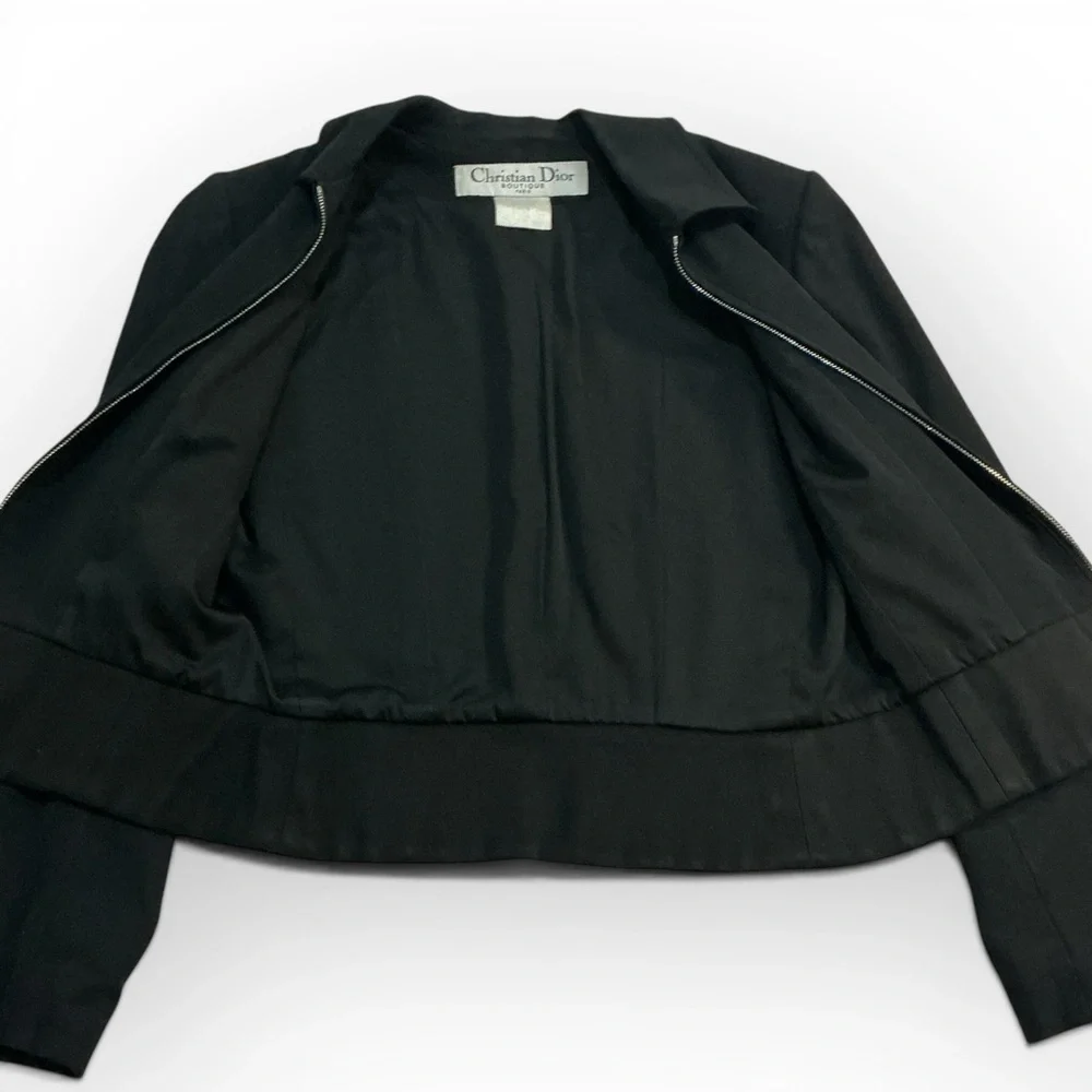 Vintage Christian Dior Boutique Black Women's Evening Jacket